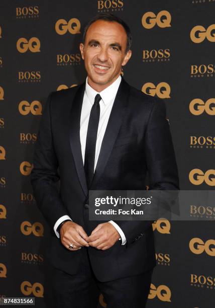Awarder presenter Nikos Aliagas attends the Les GQ Men Of The Year Awards 2017: Photocall at Trianon on November 15, 2017 in Paris, France.