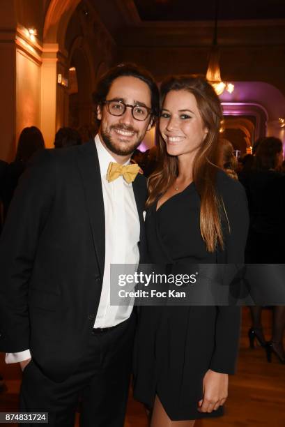 Thomas Hollande and TV presenter Emilie Broussouloux attend the Les GQ Men Of The Year Awards 2017: Photocall at Trianon on November 15, 2017 in...