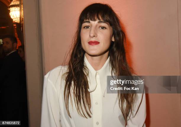 Award winner Juliette Armanet attends the Les GQ Men Of The Year Awards 2017: Photocall at Trianon on November 15, 2017 in Paris, France.