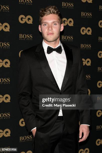 Champion of the year Kevin Mayer attends the 'GQ Men of the year awards 2017' at Le Trianon on November 15, 2017 in Paris, France.