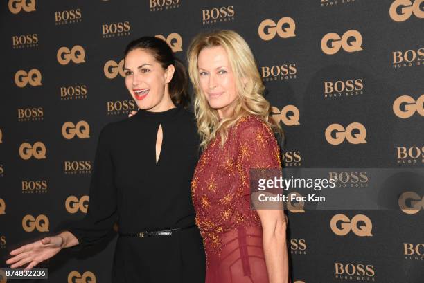 Estelle Lefebure and Helene Noguera attend the Les GQ Men Of The Year Awards 2017: Photocall at Trianon on November 15, 2017 in Paris, France.