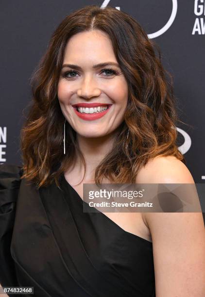 Mandy Moore arrives at the Hollywood Foreign Press Association And InStyle Celebrate The 75th Anniversary Of The Golden Globe Awards at Catch LA on...