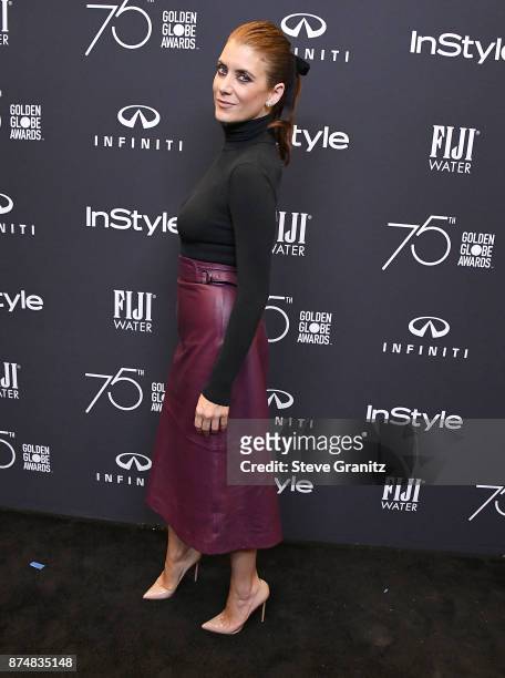 Kate Walsh arrives at the Hollywood Foreign Press Association And InStyle Celebrate The 75th Anniversary Of The Golden Globe Awards at Catch LA on...