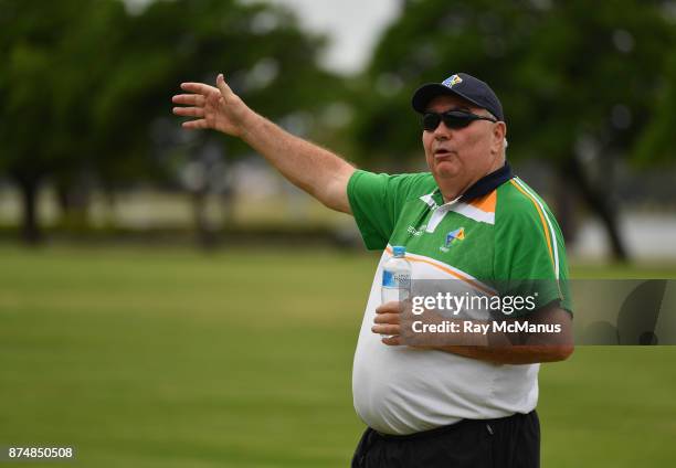 Perth , Australia - 16 November 2017; Manager Joe Kernan during Ireland International Rules Squad training at Langley Park, Perth, Australia