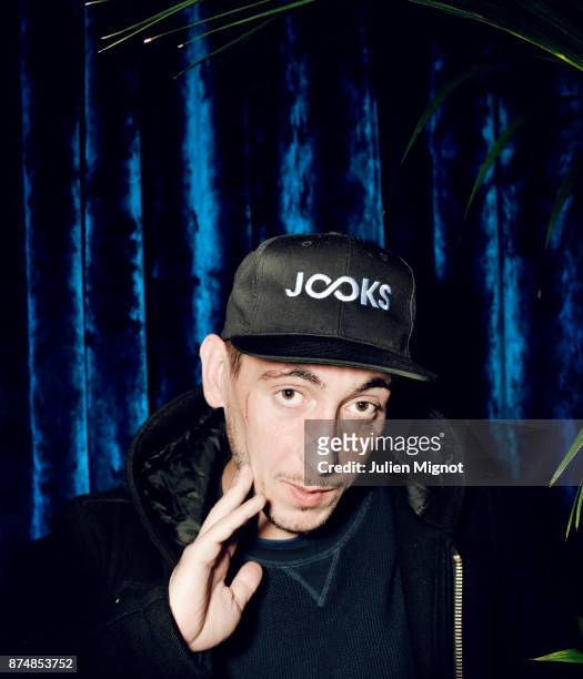 Rapper Jooks is photographed for ELLE on November, 2014 in Paris, France.