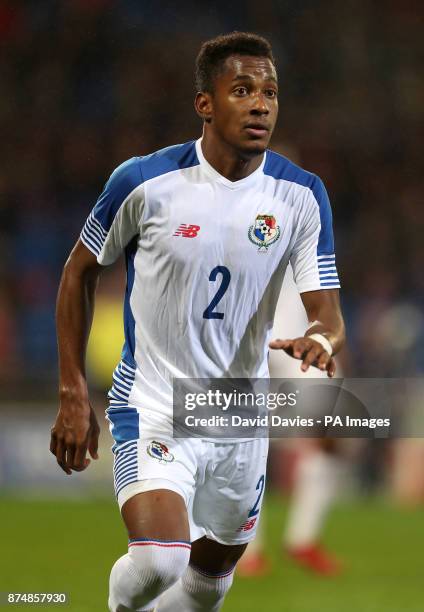 Panama's Michael Amir Murillo during the International Friendly match at the Cardiff City Stadium. PRESS ASSOCIATION Photo. Picture date: Tuesday...