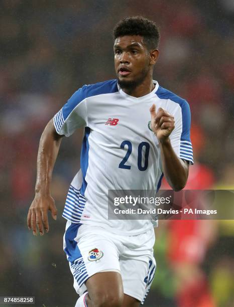 Panama's Ricardo Avila during the International Friendly match at the Cardiff City Stadium. PRESS ASSOCIATION Photo. Picture date: Tuesday November...