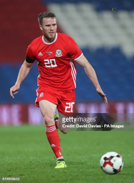 Wales Marley Watkins during the International Friendly match at the Cardiff City Stadium. PRESS ASSOCIATION Photo. Picture date: Tuesday November 14,...