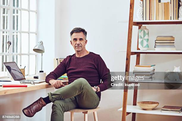 relaxing now before i get back to work - portrait stool stock pictures, royalty-free photos & images