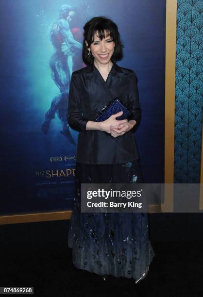 Actress Sally Hawkins attends the premiere of Fox Searchlight Pictures' 'The Shape Of Water' at Academy Of Motion Picture Arts And Sciences on...