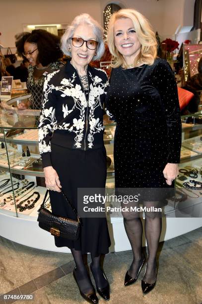Barbara Tober and Betsy McCaughey attend Barbara Tober hosts a party for "AVEDON: Something Personal" at Museum of Art and Design on November 15,...