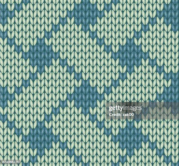 knit design. seamless pattern. vector knitting texture - jersey texture stock illustrations