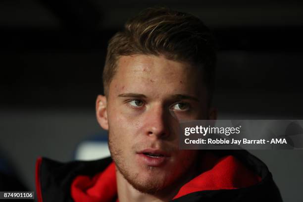 Nico Elvedi of Switzerland during the FIFA 2018 World Cup Qualifier Play-Off: Second Leg between Switzerland and Northern Ireland at St. Jakob-Park...