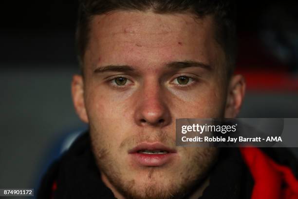 Nico Elvedi of Switzerland during the FIFA 2018 World Cup Qualifier Play-Off: Second Leg between Switzerland and Northern Ireland at St. Jakob-Park...