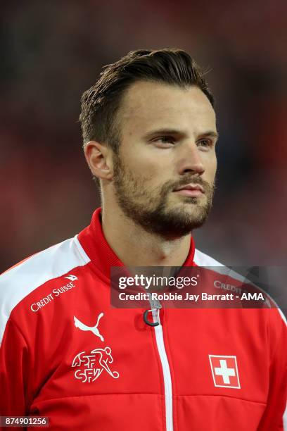 Haris Seferovic of Switzerland during the FIFA 2018 World Cup Qualifier Play-Off: Second Leg between Switzerland and Northern Ireland at St....