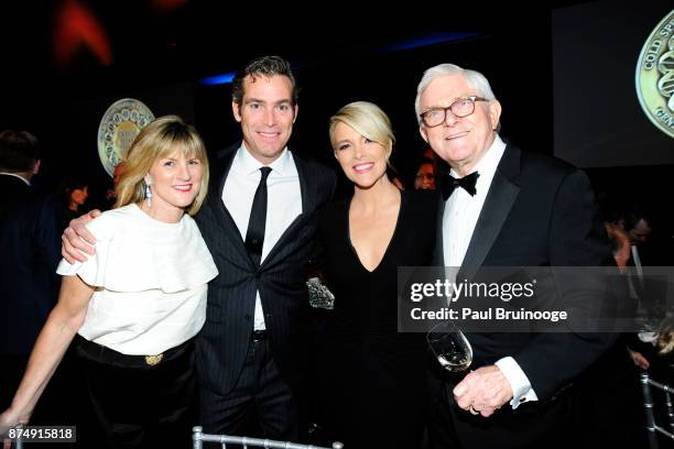 November 15: Sandy DeMille, Douglas Brunt, Megyn Kelly and Phil Donahue attend the Cold Spring Harbor Laboratory Double Helix Medals Dinner at the...