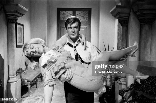 The return of The Saint will be on British television screens later this year for Roger Moore has returned to Associated British Pictures to make a...