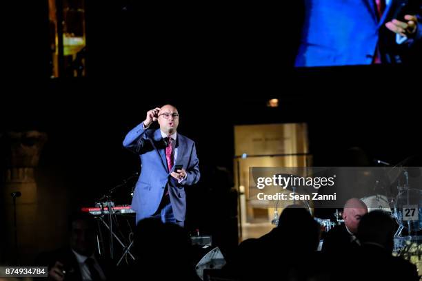 Ali Velshi speaks at The Aga Khan Foundation Gala at The Metropolitan Museum of Art on November 15, 2017 in New York City.