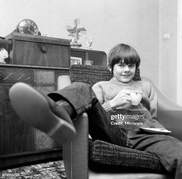 Actor Jack Wild who played the role of the Artful Dodger in the 1968 Lionel Bart musical film Oliver! Pictured at home, 28th February 1969.