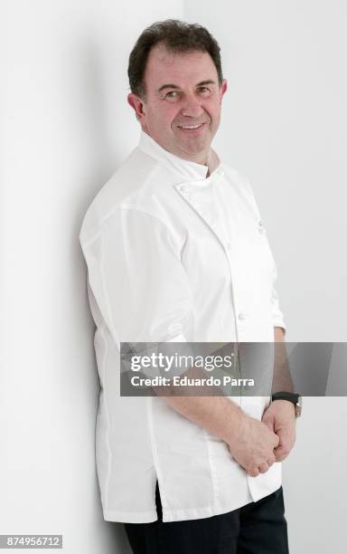 Chef Martin Berasategui attends a portrait session at ABC Museum on November 16, 2017 in Madrid, Spain.