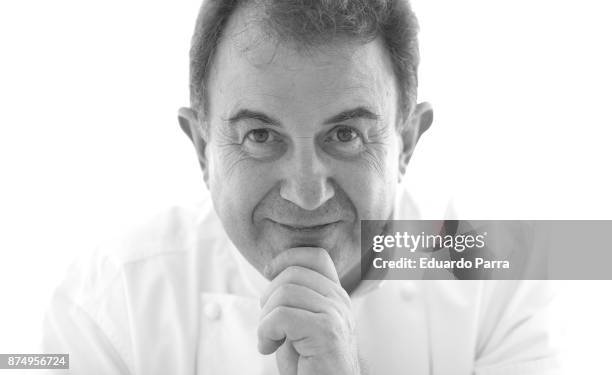 Chef Martin Berasategui attends a portrait session at ABC Museum on November 16, 2017 in Madrid, Spain.