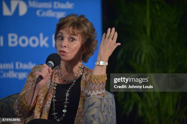 Isabel Allende attends The Miami Book Fair at Miami Dade College Wolfson - Chapman Conference Center on November 15, 2017 in Miami, Florida.