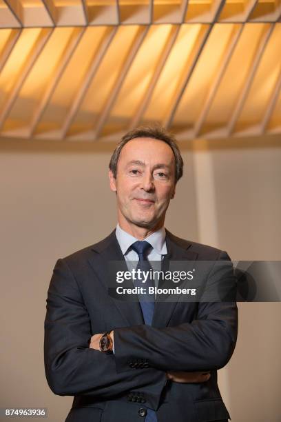 Fabrice Bregier, chief operating officer of Airbus SE, poses for a photograph ahead of a Bloomberg Television interview in Berlin, Germany, on...