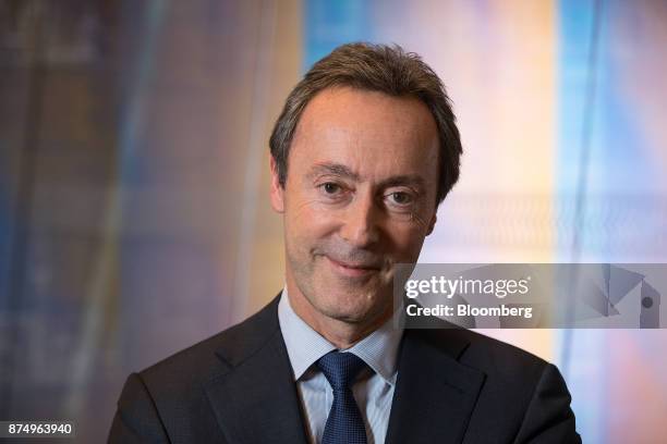 Fabrice Bregier, chief operating officer of Airbus SE, poses for a photograph ahead of a Bloomberg Television interview in Berlin, Germany, on...