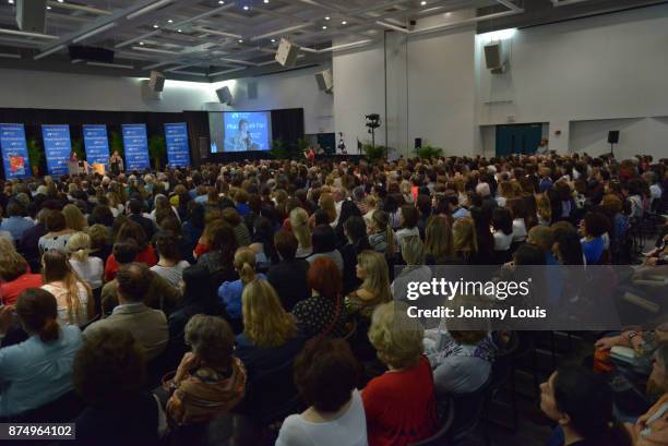 Atmosphere during Isabel Allende in conversation with Maria Elena Salinas at The Miami Book Fair at Miami Dade College Wolfson - Chapman Conference...