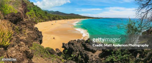 big beach #2 - makena beach stock pictures, royalty-free photos & images