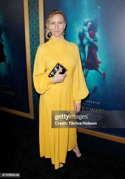 Mickey Sumner attends the premiere of 'The Shape Of Water' at Academy Of Motion Picture Arts And Sciences on November 15, 2017 in Los Angeles,...