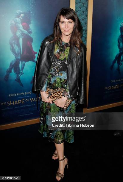 Katie Aselton attends the premiere of 'The Shape Of Water' at Academy Of Motion Picture Arts And Sciences on November 15, 2017 in Los Angeles,...