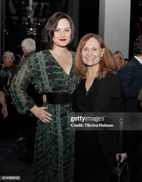 Mary Chieffo and Beth Grant attend the premiere of Fox Searchlight Pictures 'The Shape Of Water' after party at on November 15, 2017 in Los Angeles,...