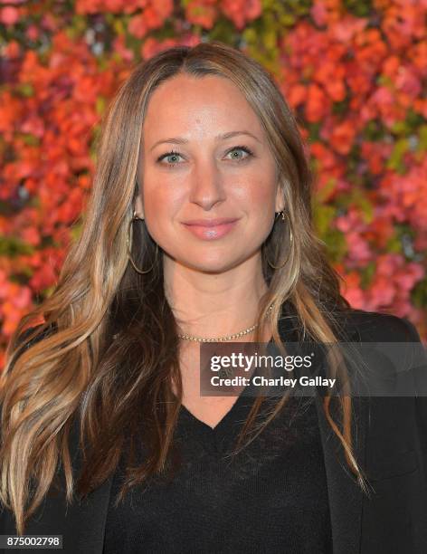 Jenn Meyer attends Bumble Bizz Los Angeles Launch Dinner At Nobu Malibu at Nobu Malibu on November 15, 2017 in Malibu, California.