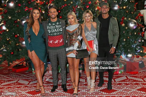Jessica Shears, Dom Lever, Chyna Ellis, Danielle Sellers and Mike Thalassitis attend the UK Premiere of "Daddy's Home 2" at the Vue West End on...