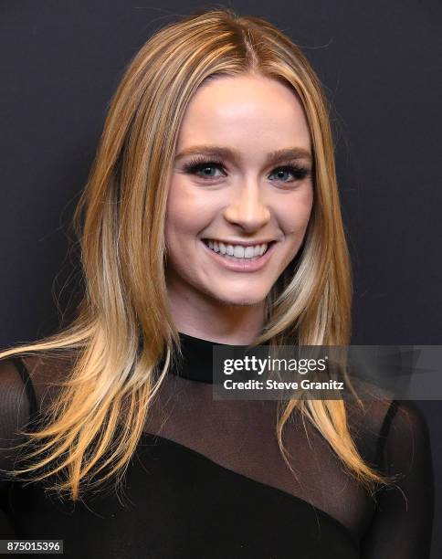 Greer Grammer arrives at the Hollywood Foreign Press Association And InStyle Celebrate The 75th Anniversary Of The Golden Globe Awards at Catch LA on...