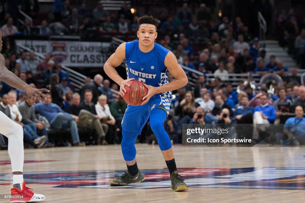 COLLEGE BASKETBALL: NOV 14 State Farm Champions Classic - Kentucky at Kansas