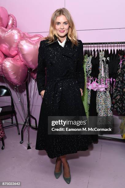 Donna Air attends the Lena Hoschek pop up store launch party in Shoreditch on November 16, 2017 in London, England.