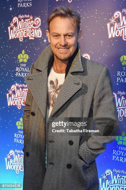 Jason Donovan attends the Winter Wonderland VIP launch night at Hyde Park on November 16, 2017 in London, England.
