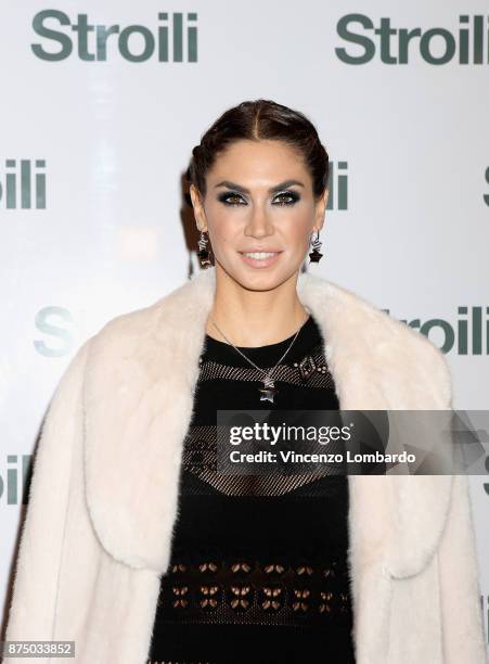 Melissa Satta attends the Stroili Christmas Party on November 16, 2017 in Milan, Italy.