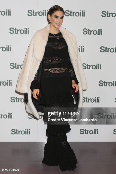 Melissa Satta attends the Stroili Christmas Party on November 16, 2017 in Milan, Italy.