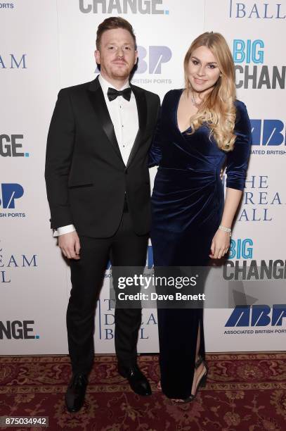 Bart Thomas and Alana Spencer attend The Dream Ball at Lancaster House on November 16, 2017 in London, England. An evening event that attracted...