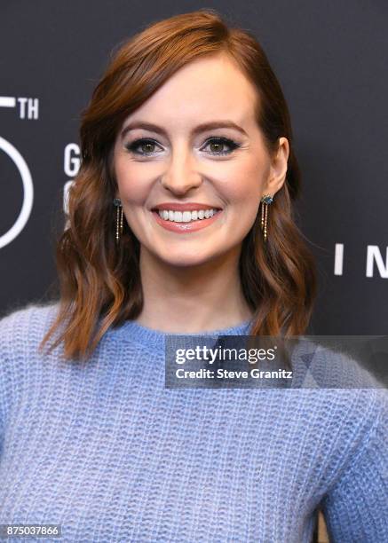 Ahna O'Reilly arrives at the Hollywood Foreign Press Association And InStyle Celebrate The 75th Anniversary Of The Golden Globe Awards at Catch LA on...