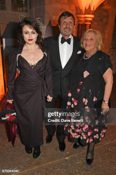 Helen Bonham Carter, Sir Rocco Forte and Dame Vivien Duffield attend Save The Children's Magical Winter Gala celebrating the 20th anniversary since...