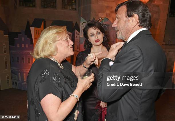 Dame Vivien Duffield, Helen Bonham Carter and Sir Rocco Forte attend Save The Children's Magical Winter Gala celebrating the 20th anniversary since...