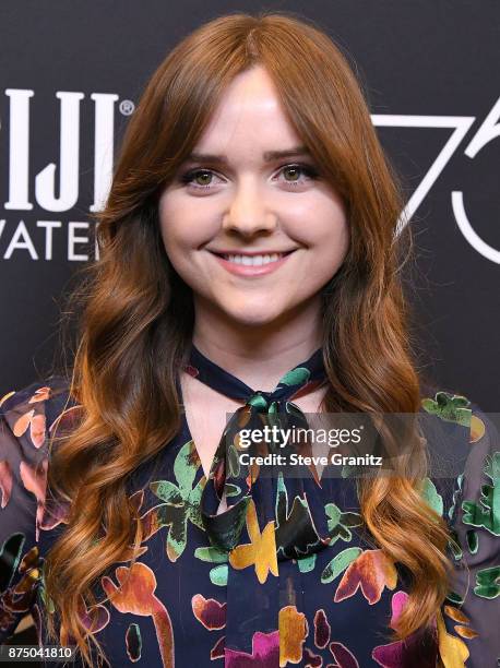 Tara Lynne Barr arrives at the Hollywood Foreign Press Association And InStyle Celebrate The 75th Anniversary Of The Golden Globe Awards at Catch LA...