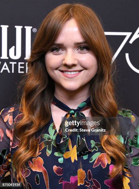 Tara Lynne Barr arrives at the Hollywood Foreign Press Association And InStyle Celebrate The 75th Anniversary Of The Golden Globe Awards at Catch LA...