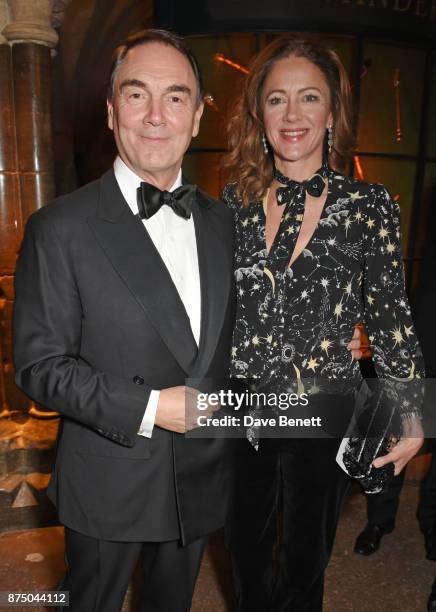 Alan Parker and Jane Hardman attend Save The Children's Magical Winter Gala celebrating the 20th anniversary since the publication of the first of...