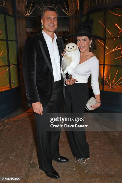 Justin Bower and Natasha Kaplinsky attend Save The Children's Magical Winter Gala celebrating the 20th anniversary since the publication of the first...