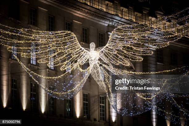 General view of Christmas lights at Regent Street on November 16, 2017 in London, England.